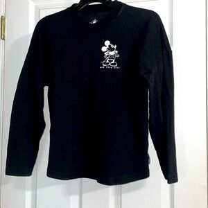 Disney New York City Mickey Mouse Spirit Jersey Shirt Black Unisex Size Large